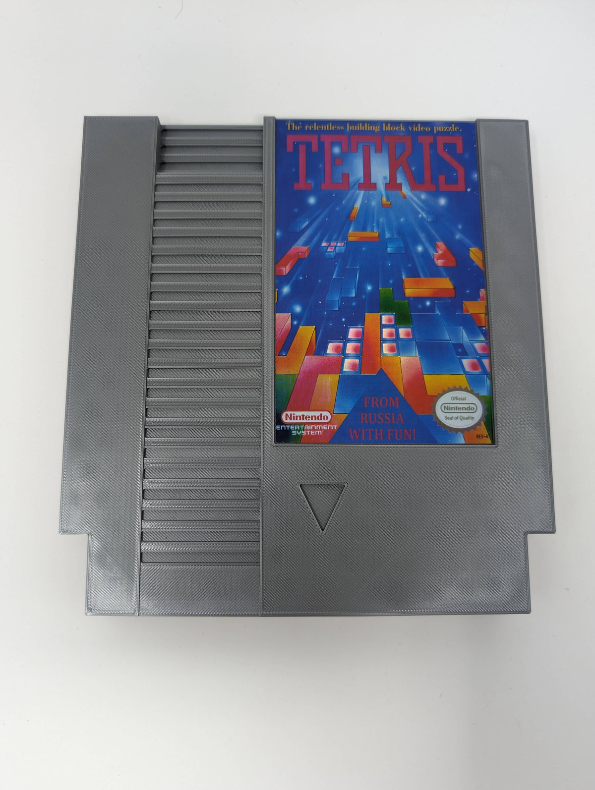 NES Game Cartridge Retro Wall Display: Tetris