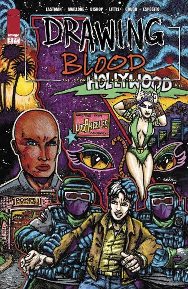 Drawing Blood (2024) # 5 (of 12) Cover A Kevin Eastman