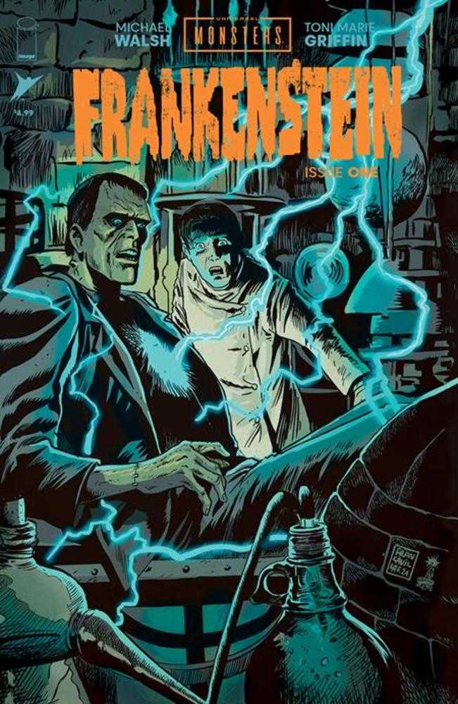 Universal Monsters: Frankenstein (2024) #1 (of 4) Francesco Francavilla 1:10 Connecting Variant