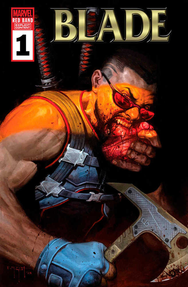 Blade: Red Band (2024) #1 (of 5) Em Gist Variant (Polybagged)