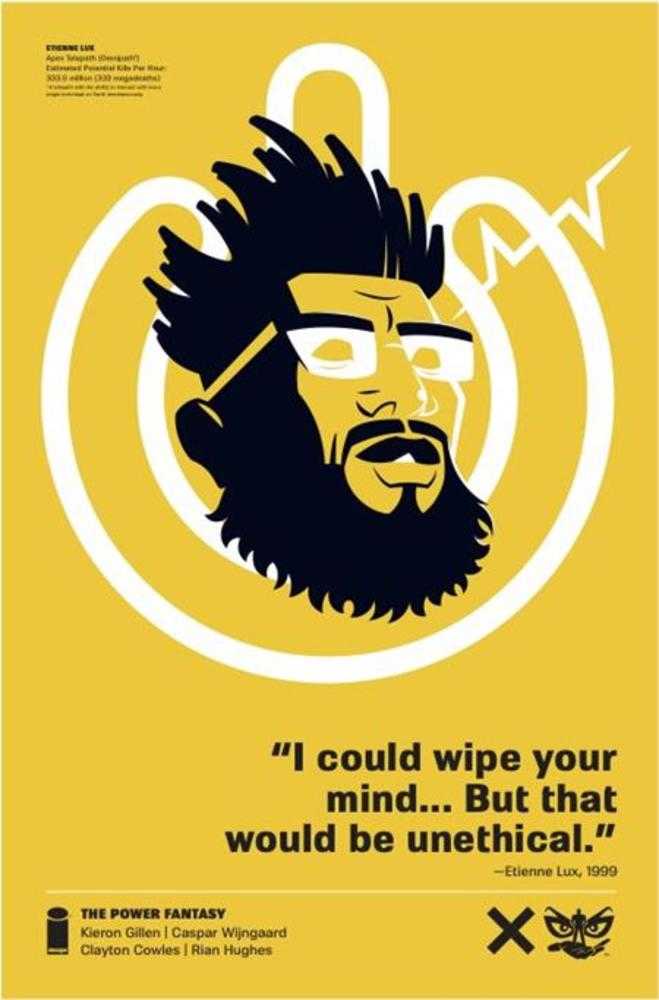 Power Fantasy (2024) # 1 Cover C 1 in 50 Rian Hughes Variant