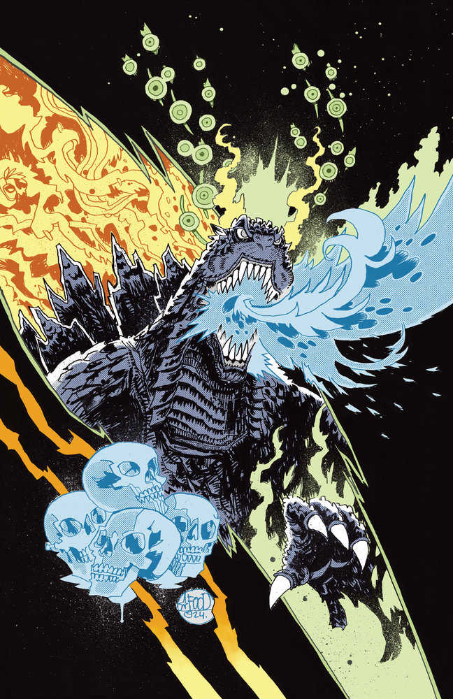 Godzilla's Monsterpiece Theatre (2024) #1 Variant Ri (25) (Mahfood Full Art)