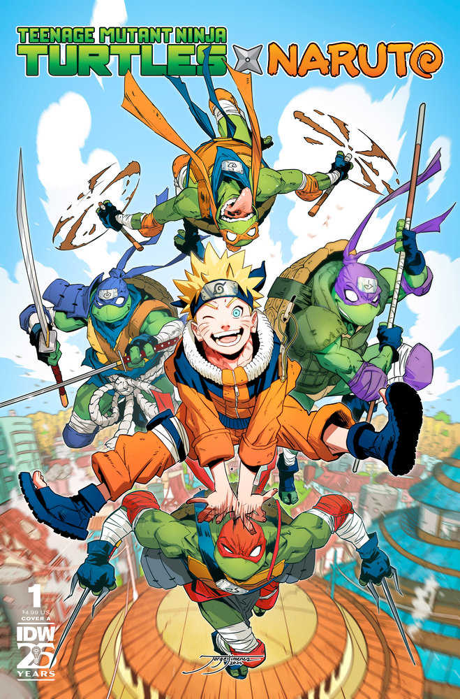Teenage Mutant Ninja Turtles X Naruto (2024) #1 Cover A Jimenez
