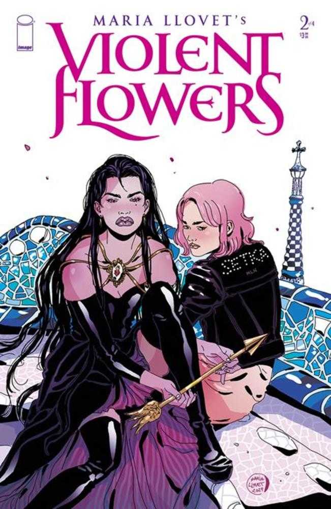 Violent Flowers (2024) #2 (of 4) Cover A Maria Llovet (Mature)