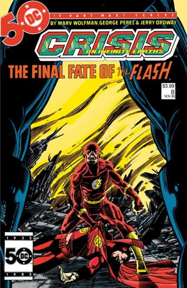 Crisis On Infinite Earths # 8 (of 12) Facsimile Edition Cover A George Perez