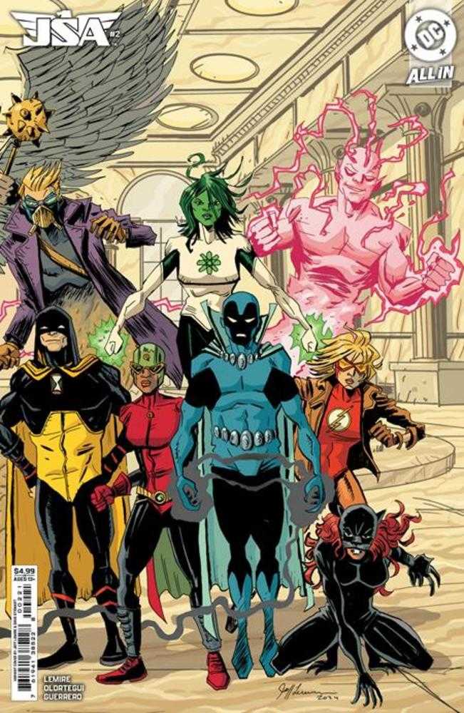 JSA (2024) # 2 Cover B Jeff Lemire Connecting Variant
