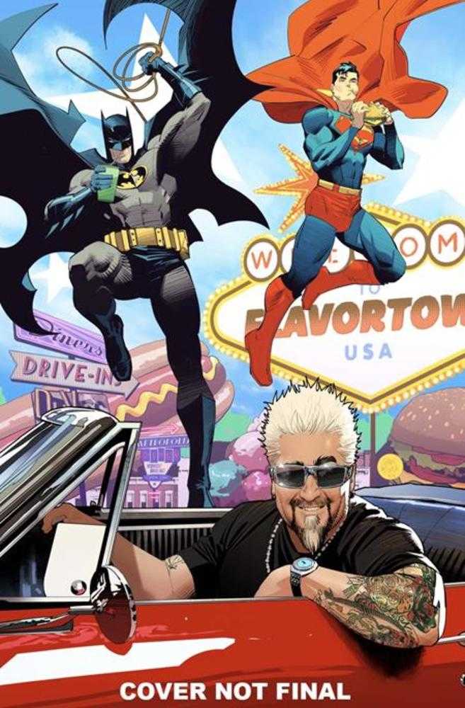 Batman/Superman: World's Finest (2022) #37 Cover D Dan Mora Guy Fieri Cameo Variant
