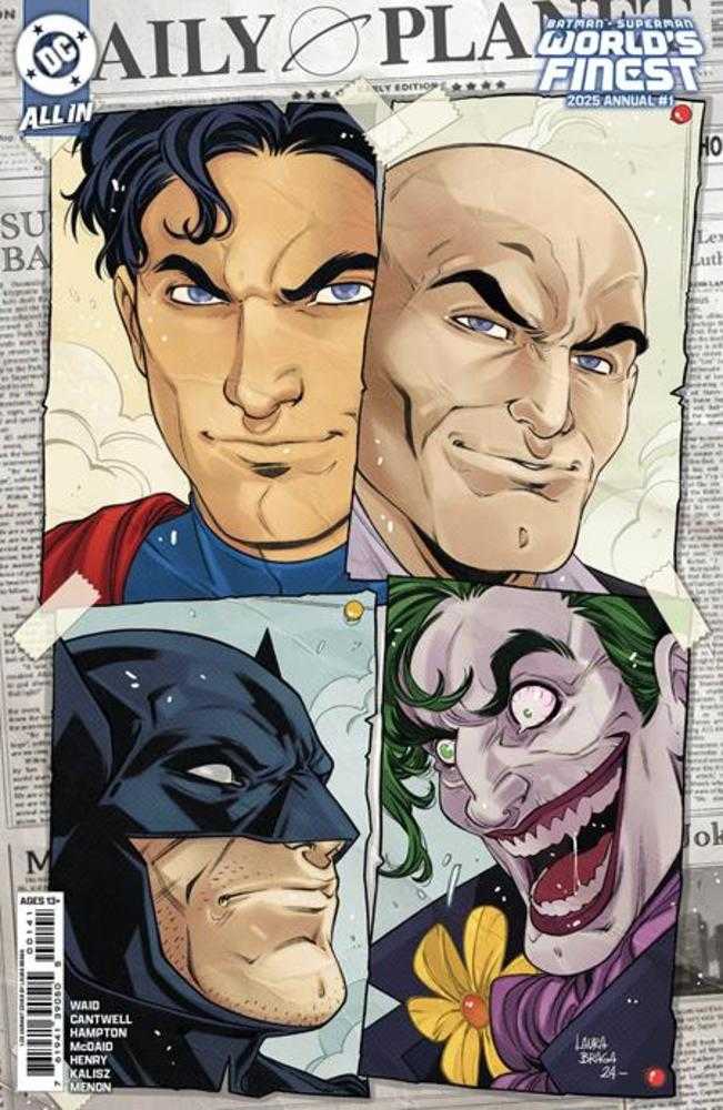Batman/Superman: World's Finest (2022) 2025 Annual Cover D Laura Braga 1:25 Variant