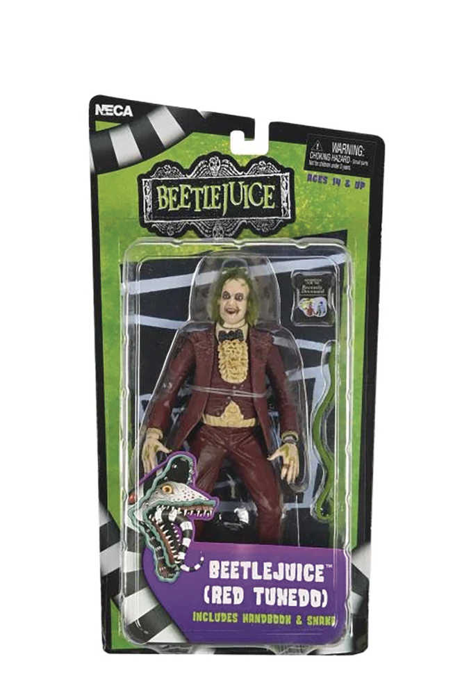 Beetlejuice Red Tuxedo 7in Action Figure