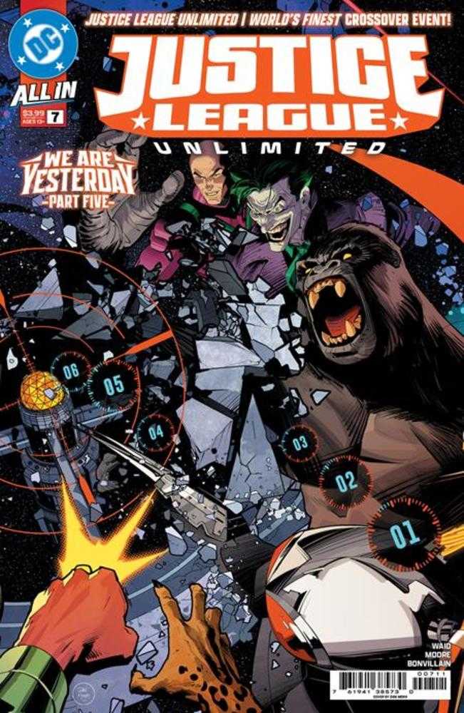 Justice League Unlimited (2024) # 7 Cover A Dan Mora Connecting
