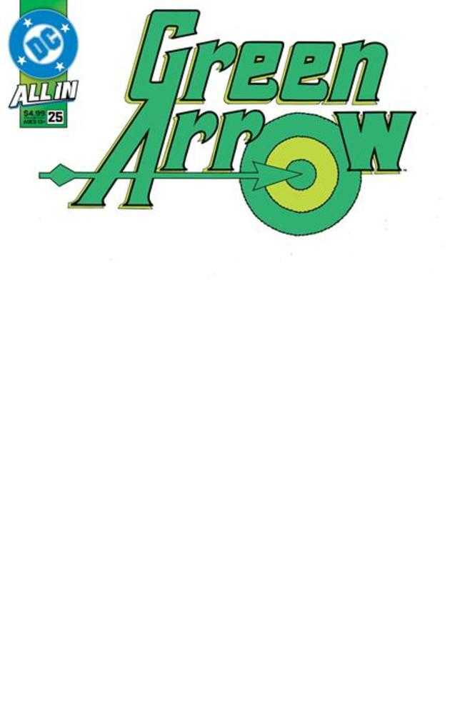Green Arrow (2023) #25 Cover E Blank Variant