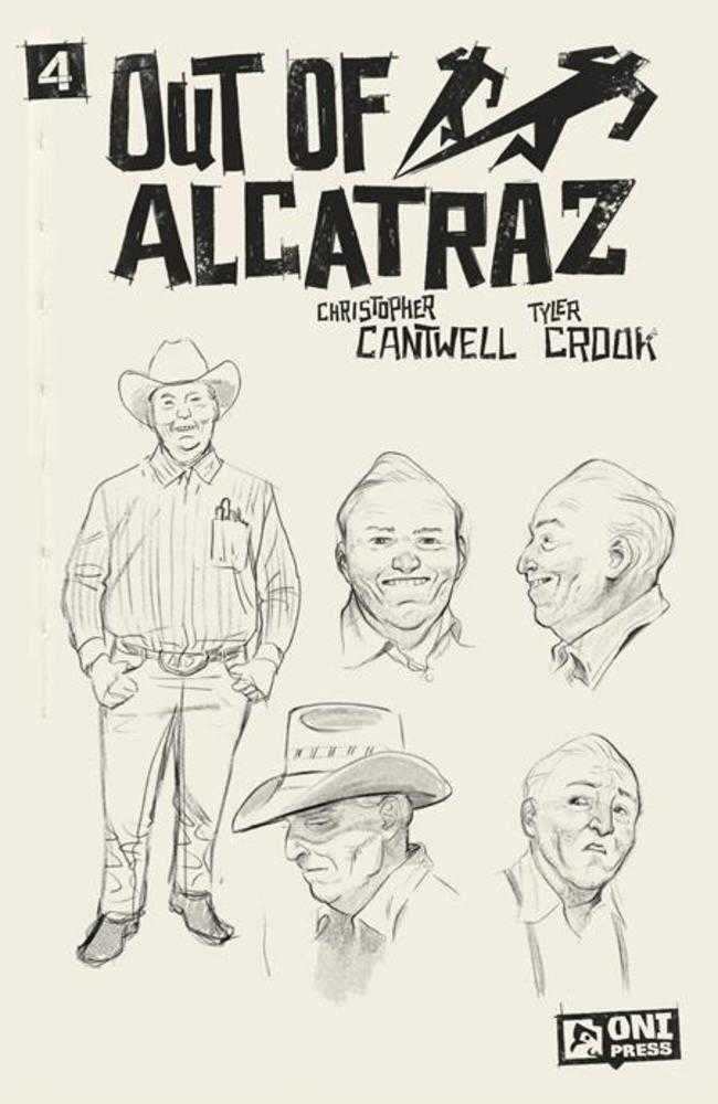 Out Of Alcatraz (2025) #4 (of 5) Cover C Tyler Crook 1:10 Sketchbook Variant
