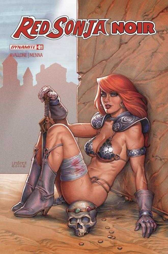 Red Sonja Noir (2025) One-Shot Cover B Joseph Micheal Linsner Variant