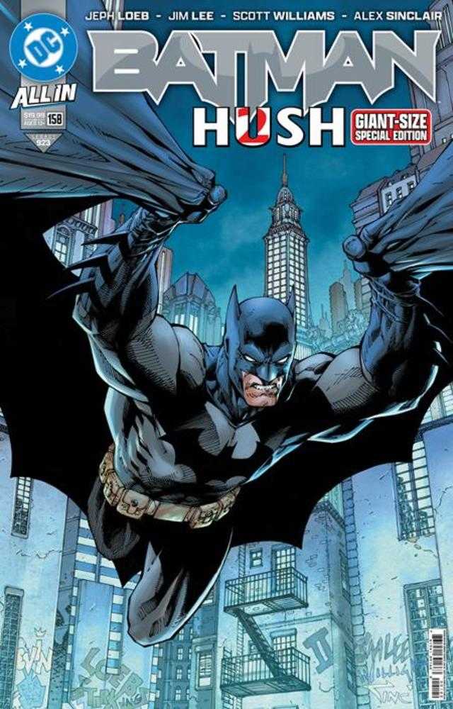 Batman (2016) #158 (2nd Print) Giant Sized Special Edition Cover B Jim Lee Foil
