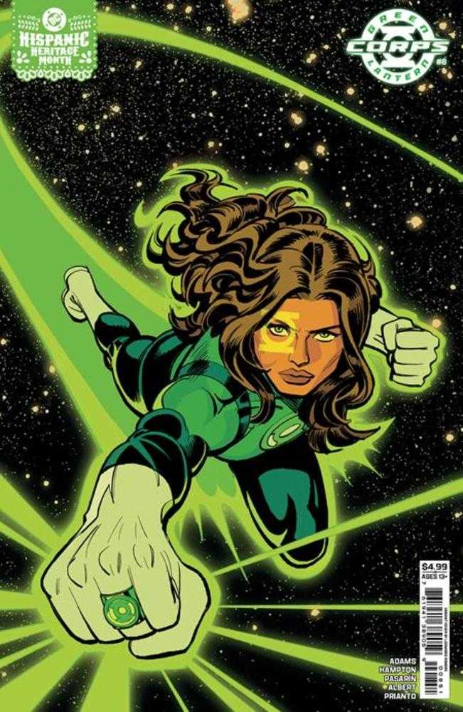Green Lantern Corps #8 Cover D Leonardo Romero Hispanic Heritage Month Jessica Cruz Card Stock Variant (Starbreaker Supremacy)