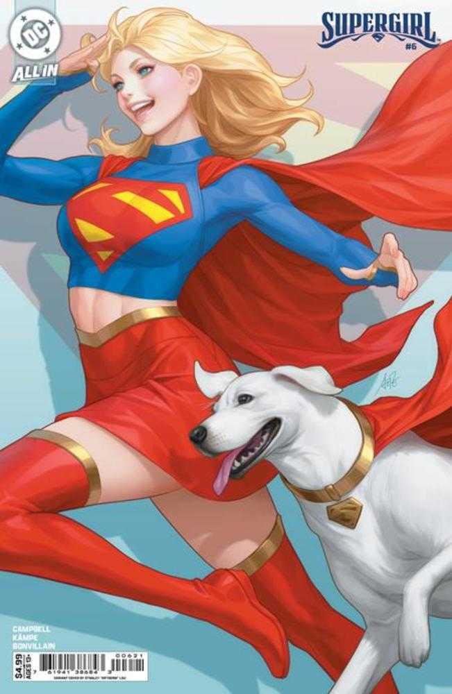 Supergirl #6 Cover B Stanley Artgerm Lau Card Stock Variant