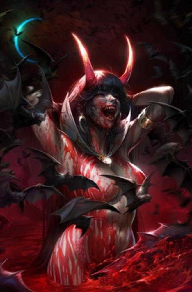 Vampirella Armageddon #4 Cover E Francesco Mattina Metal Premium Cover Variant