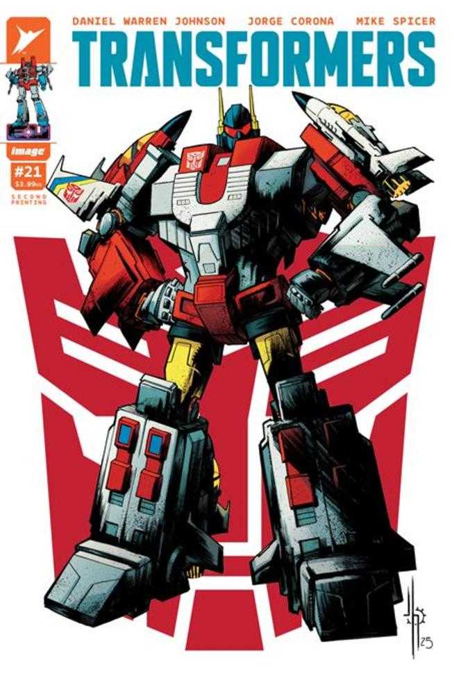Transformers #21 (2nd Print) Cover B Jason Howard Autobot Variant