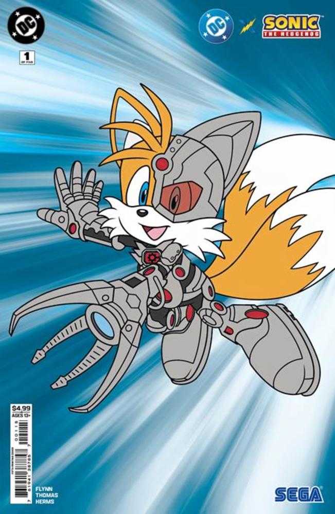 DC X Sonic The Hedgehog #1 (Of 5) (5th Print) Cyborg Card Stock Cover
