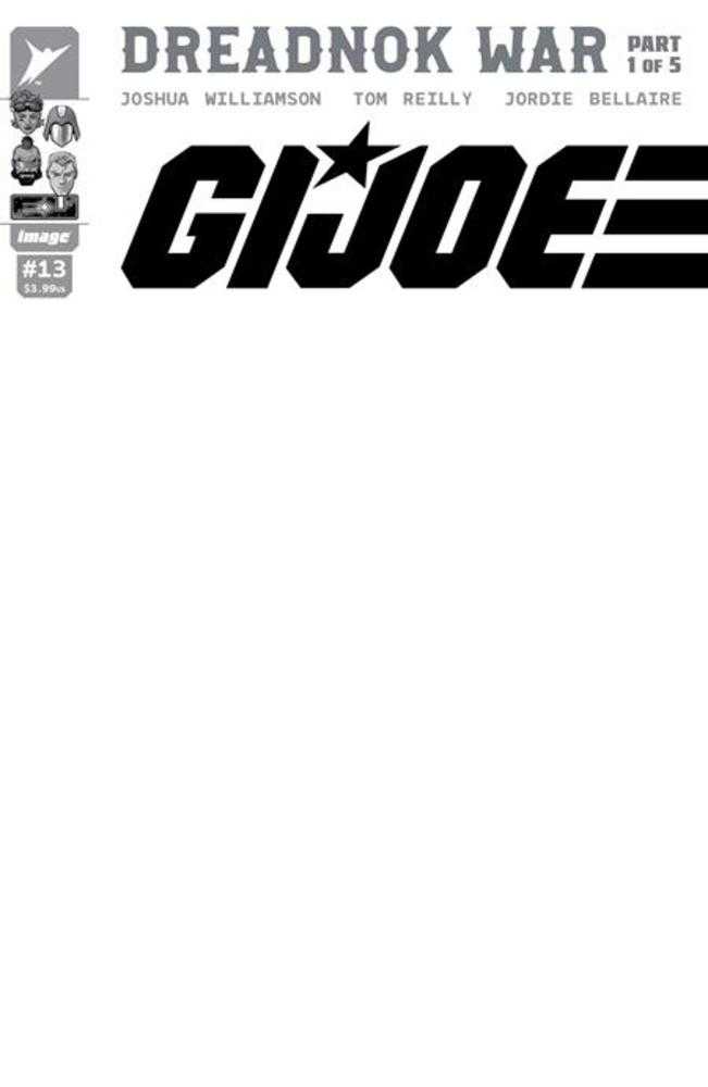 G.I. Joe #13 Cover G Blank Sketch Variant