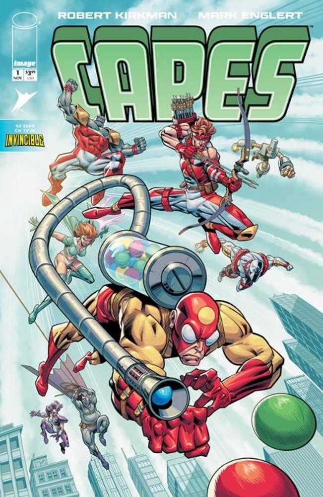 Invincible Universe Capes #1 Cover G Mark Englert Youngblood Team Up Variant