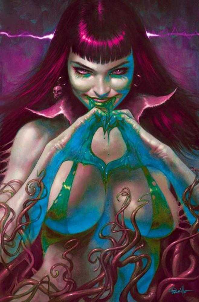 Vampirella (2025) #6 Cover Q Lucio Parrillo Ultraviolet 1:10 Virgin FOC Bonus Variant
