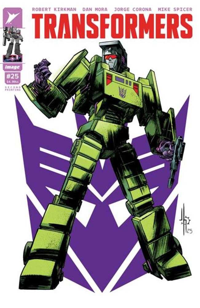 Transformers #25 (2nd Print) Cover C Jason Howard Variant