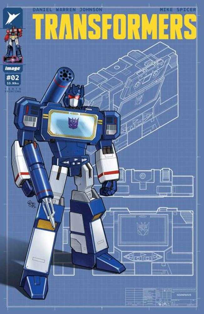 Transformers # 2 (10th Print) Cover I Ej Su Variant