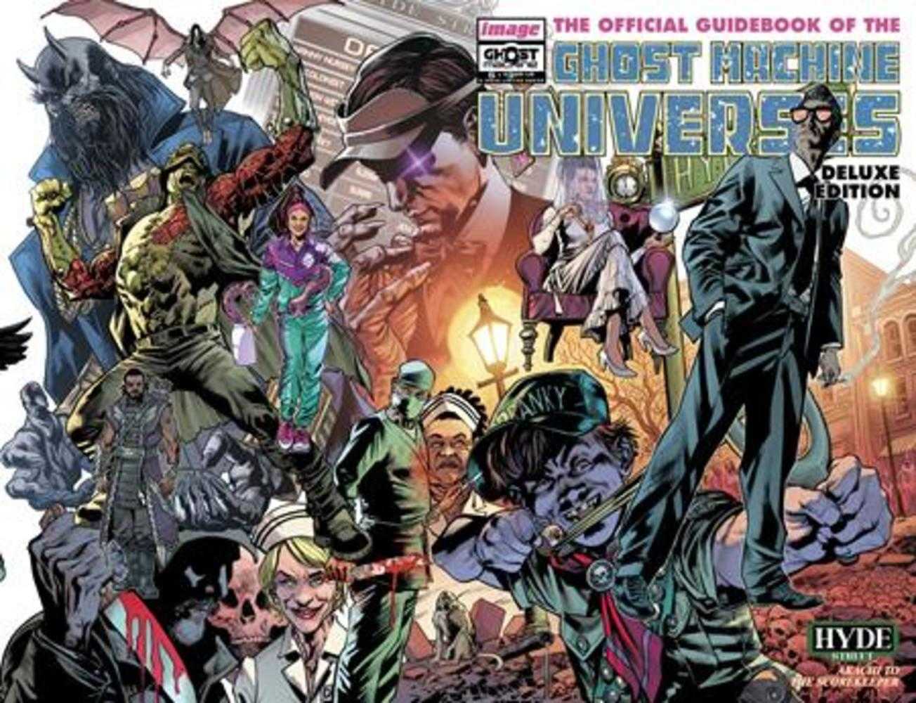 Ghost Machine The Official Guidebook #5 (Of 5) Cover B Bryan Hitch & Brad Anderson Wraparound Variant
