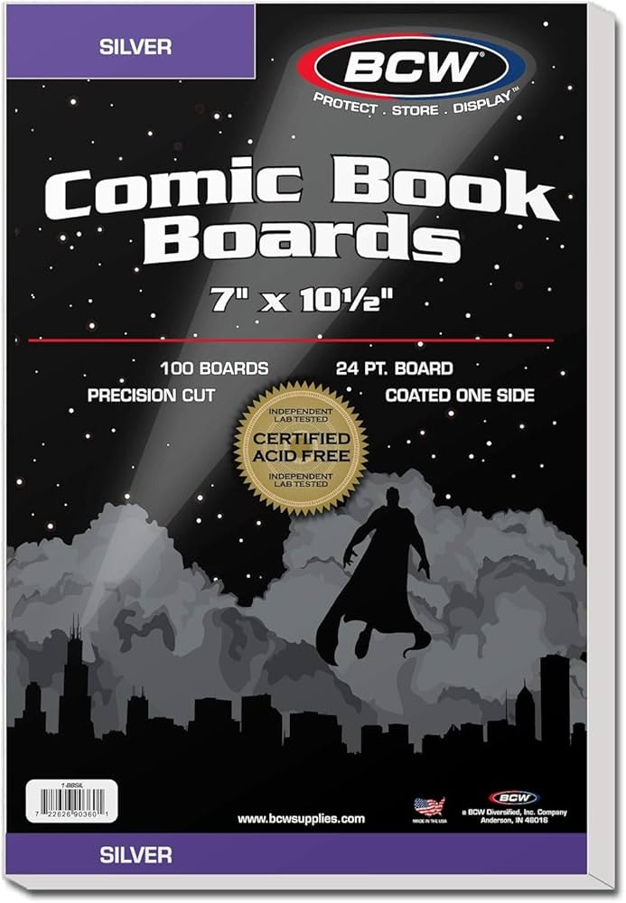 BCW Silver Backer Boards (100 pack)