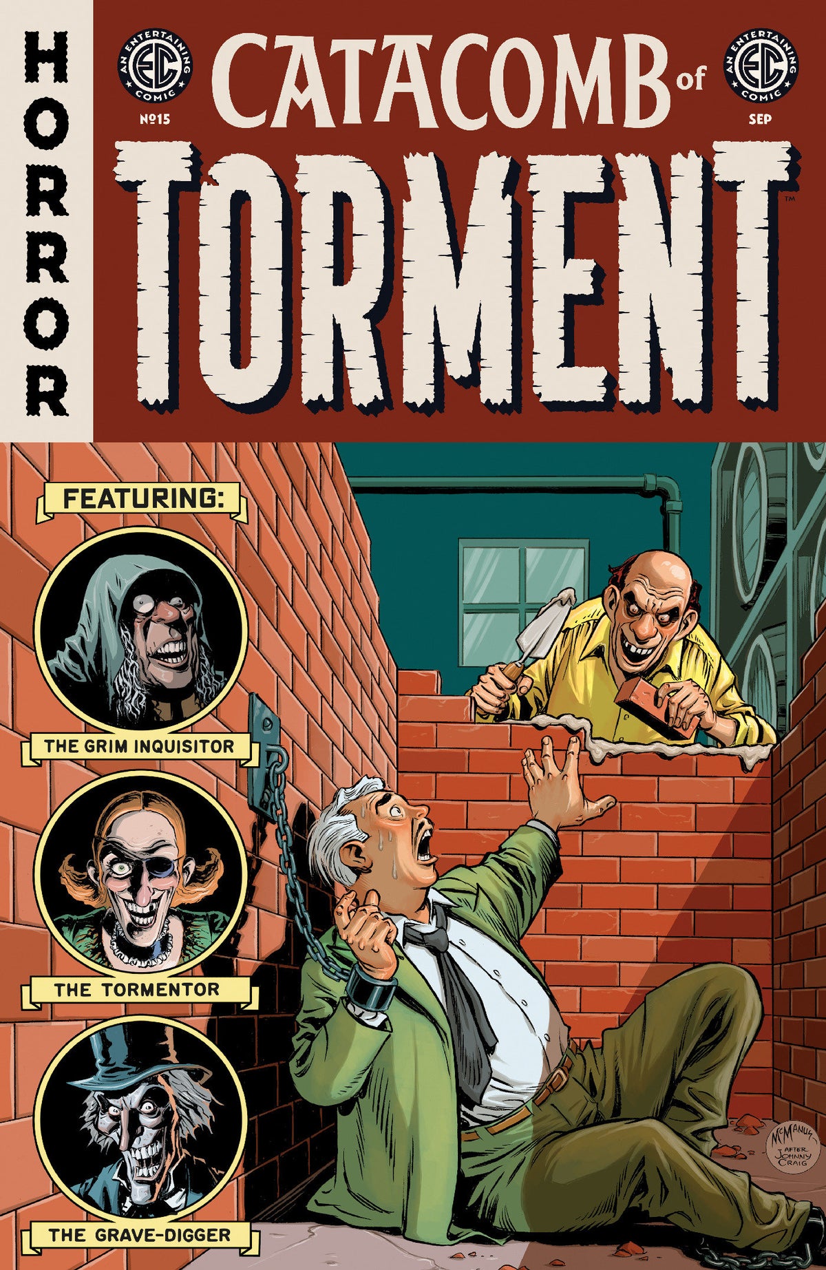EC Catacomb Of Torment #15 Cover C 1 in 10 Shawn Mcmanus EC Homage Variant