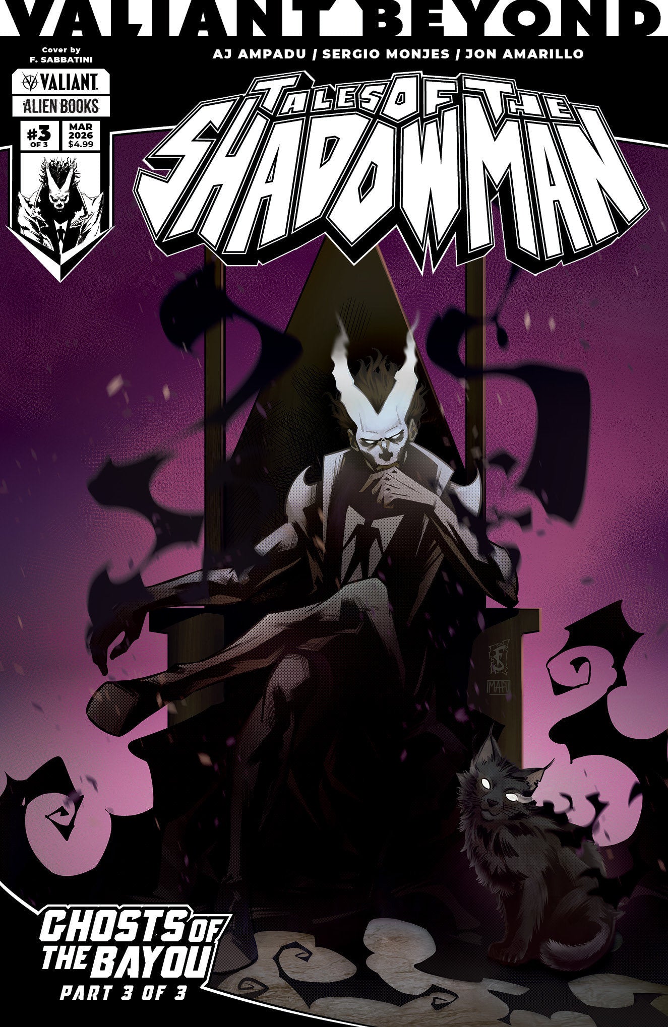 Valiant Beyond: Tales Of The Shadowman #6 Ghosts Of The Bayou #3 Cover A (Sabbatini)