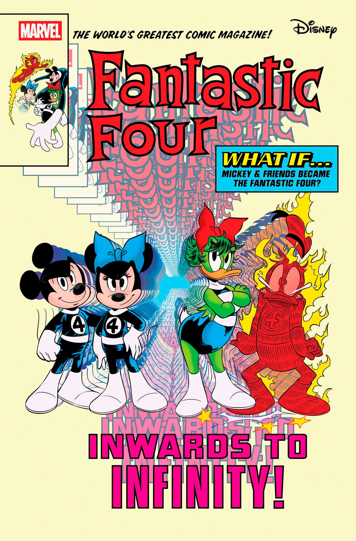 Fantastic Four (2022) #33 Giulia Lomurno Disney What If? Fantastic Four Homage Variant