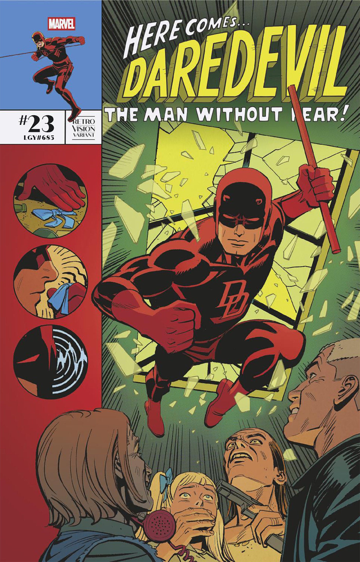 Daredevil (2023) #23 Leo Romero Retrovision Variant