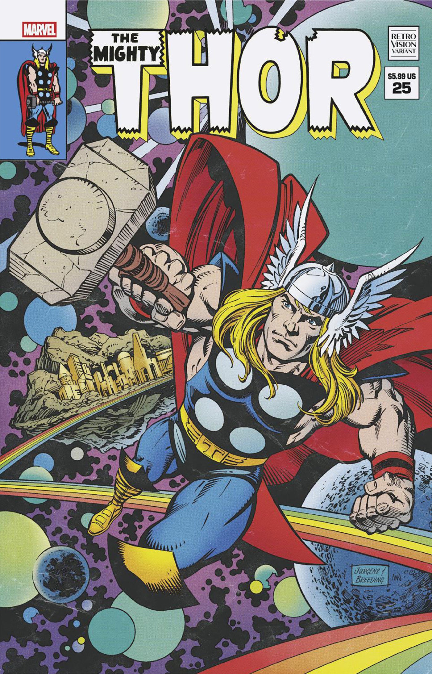 Immortal Thor (2023) #25 Dan Jurgens Retrovision Variant