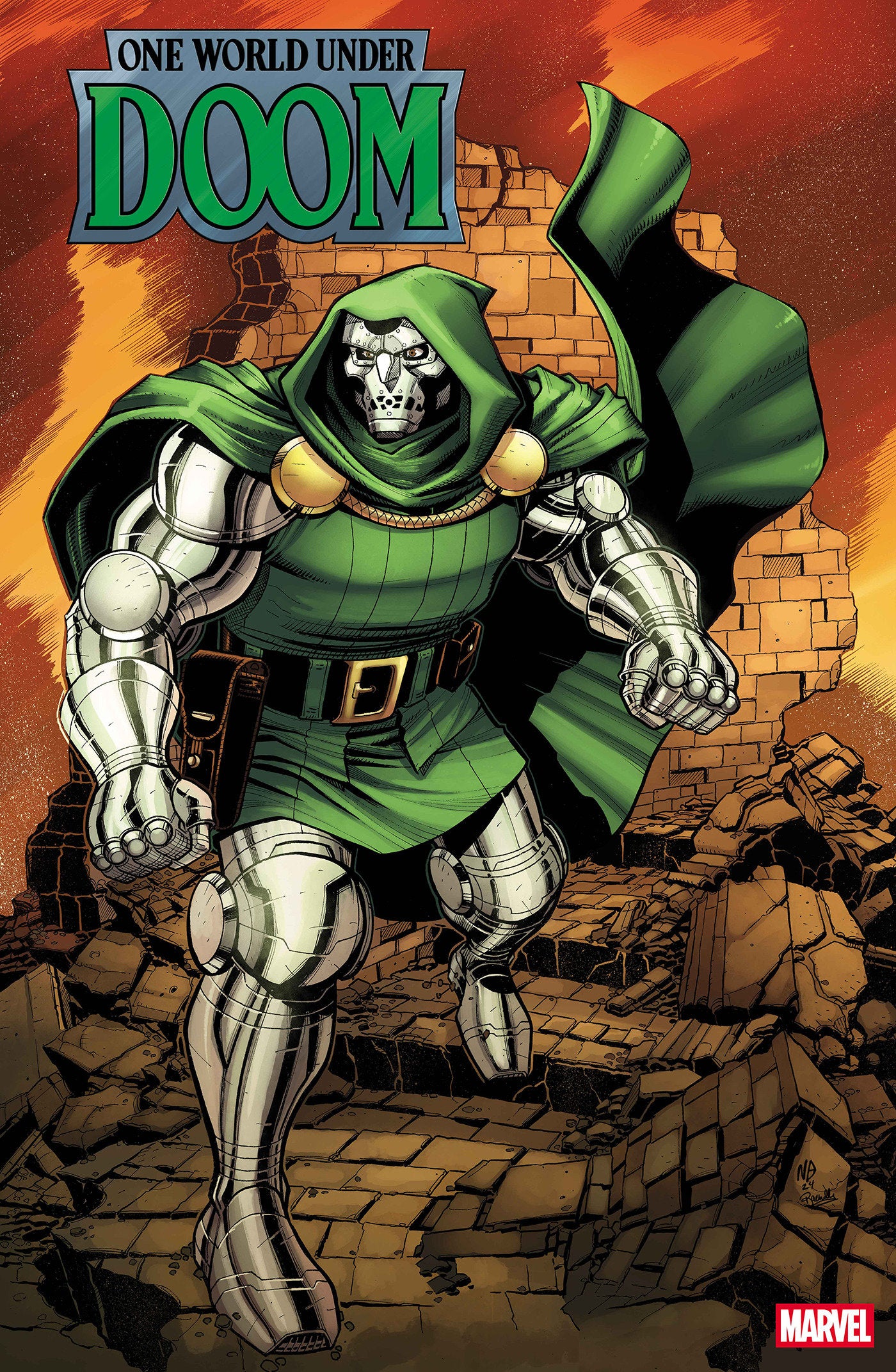 One World Under Doom (2025) #1 (of 9) Nick Bradshaw Variant