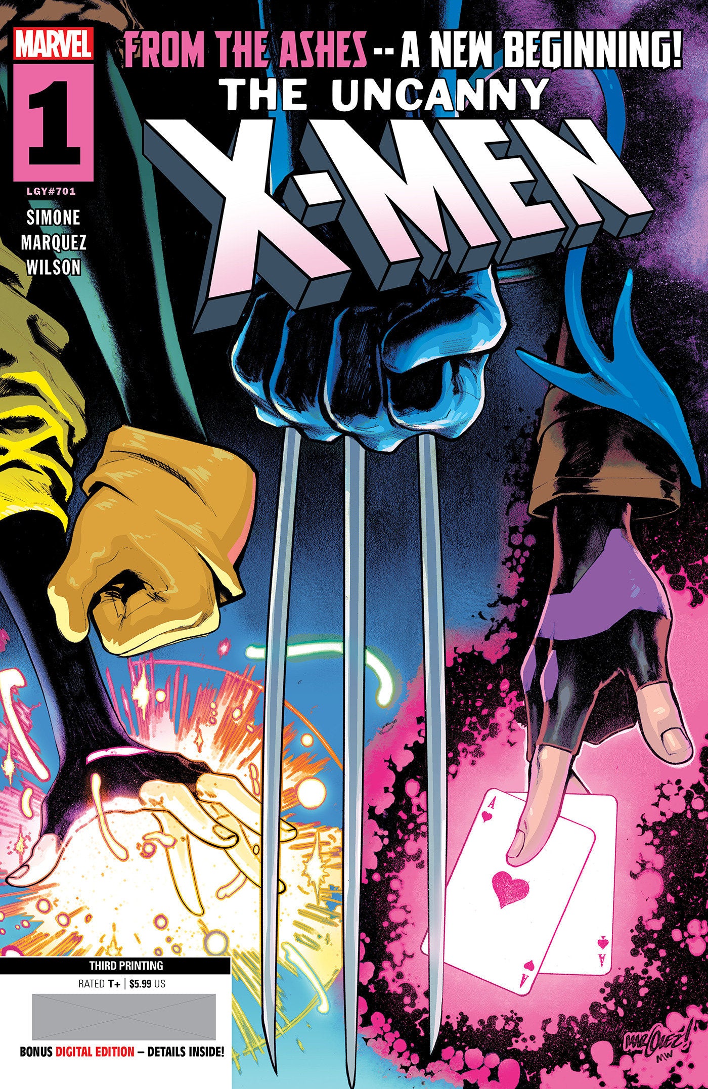 Uncanny X-Men (2024) # 1 (3rd Print) David Marquez Variant
