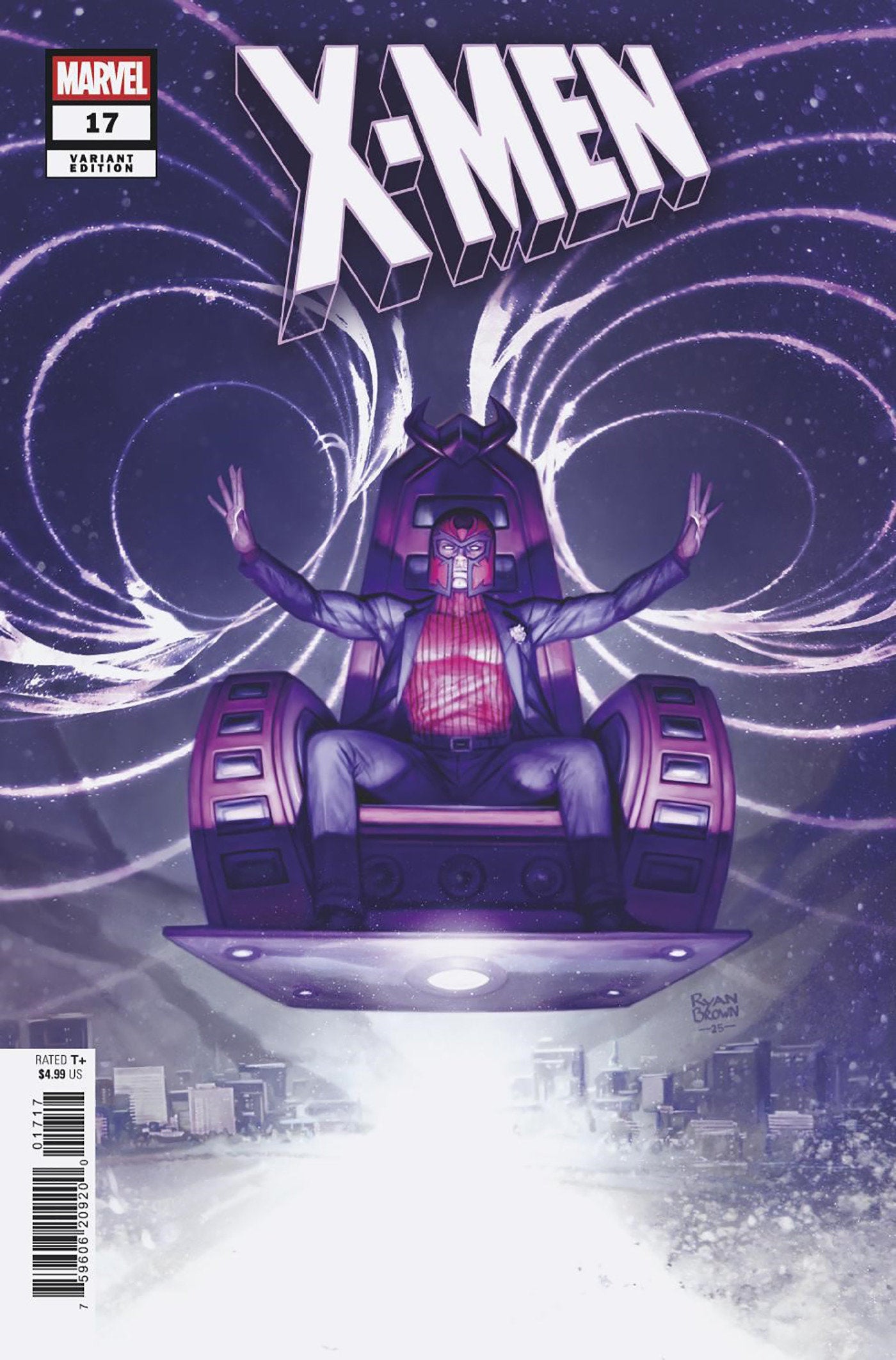 X-Men (2024) #17 Ryan Brown 1:25 Variant