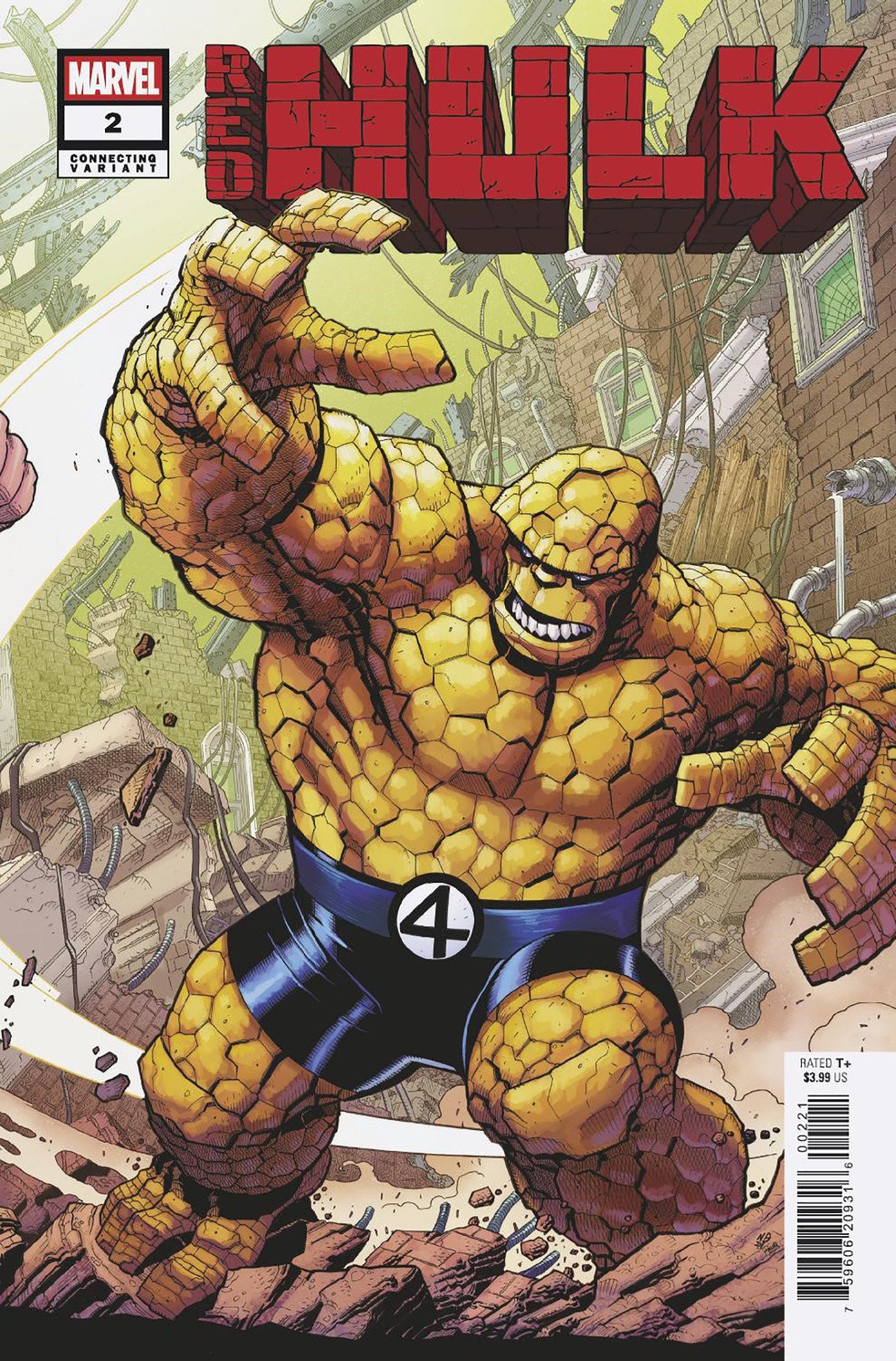 Red Hulk (2025) #2 Nick Bradshaw Thing Connecting Variant