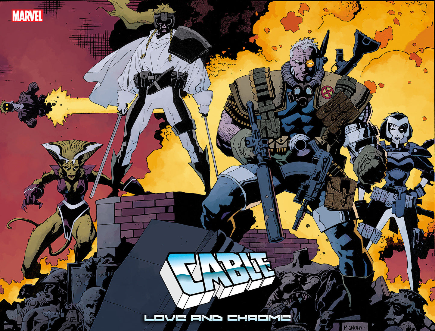 Cable: Love And Chrome (2025) #1 Mike Mignola Wraparound Hidden Gem Variant