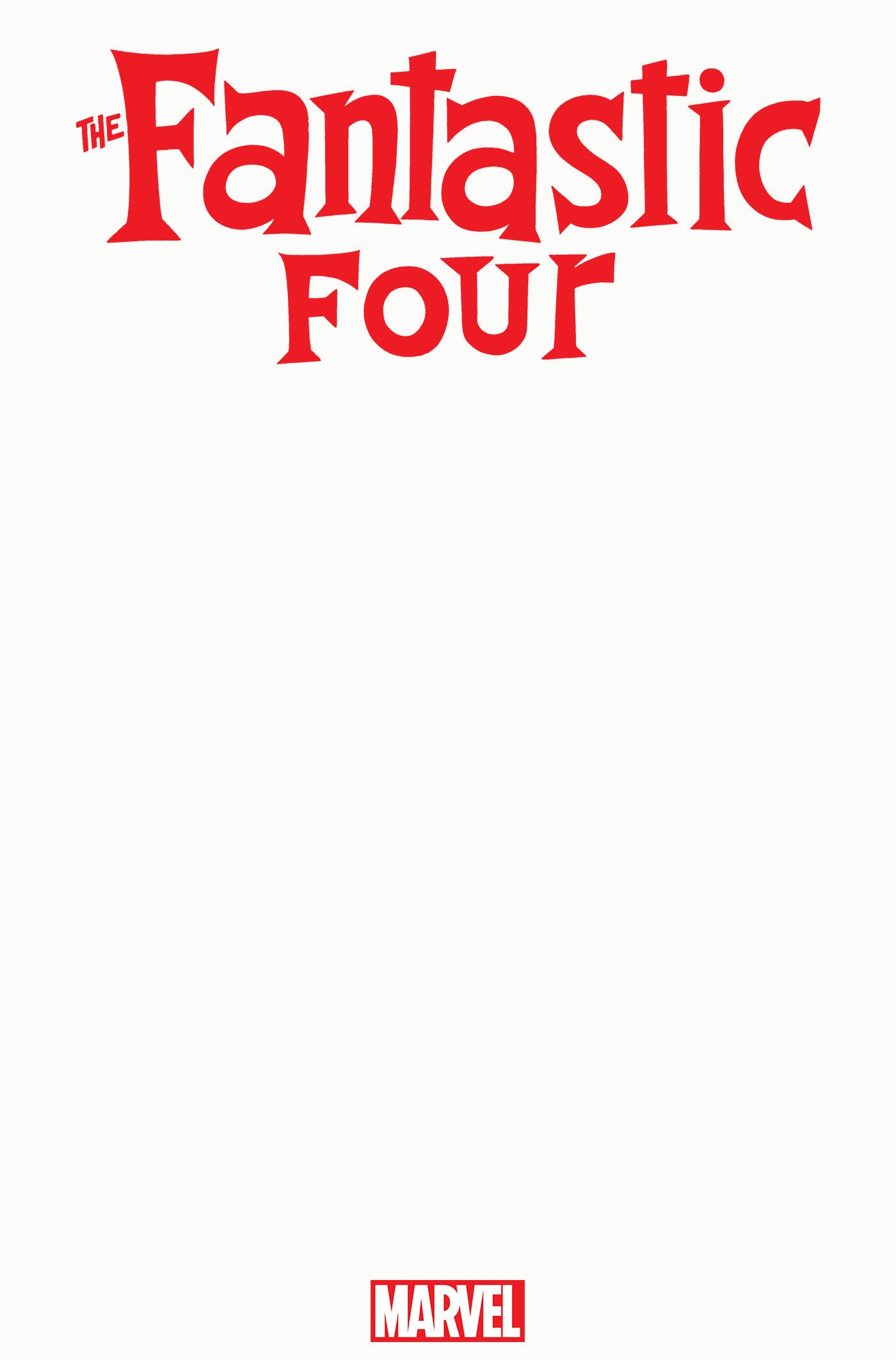 Fantastic Four # 1 Facsimile Edition Blank Variant