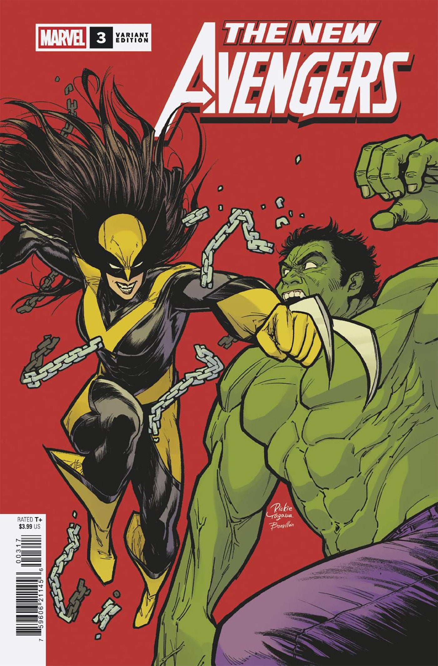 New Avengers (2025) #3 Rickie Yagawa 1:25 Variant