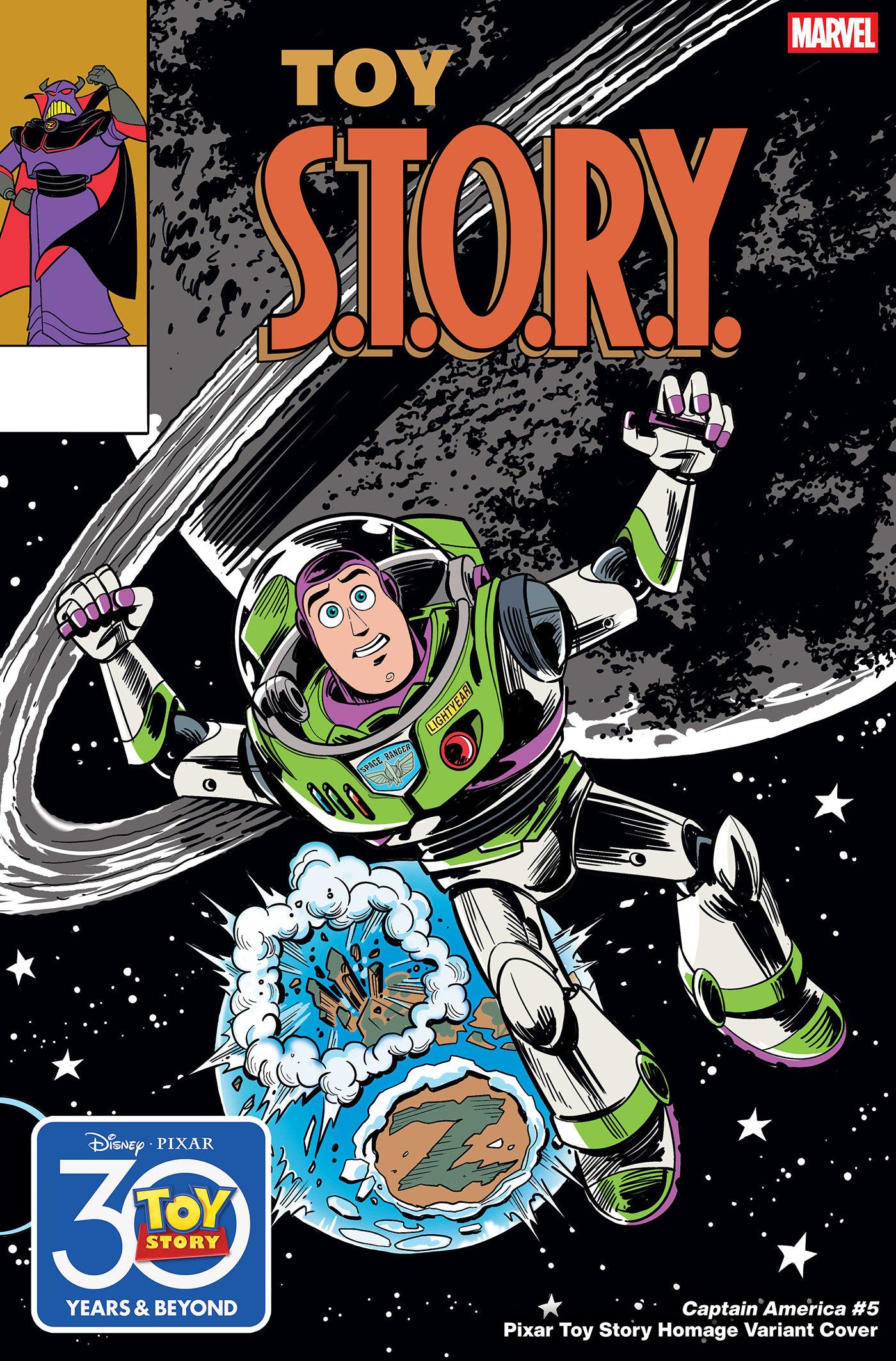 Captain America #5 Marco Forcelloni Pixar Toy Story Homage Variant