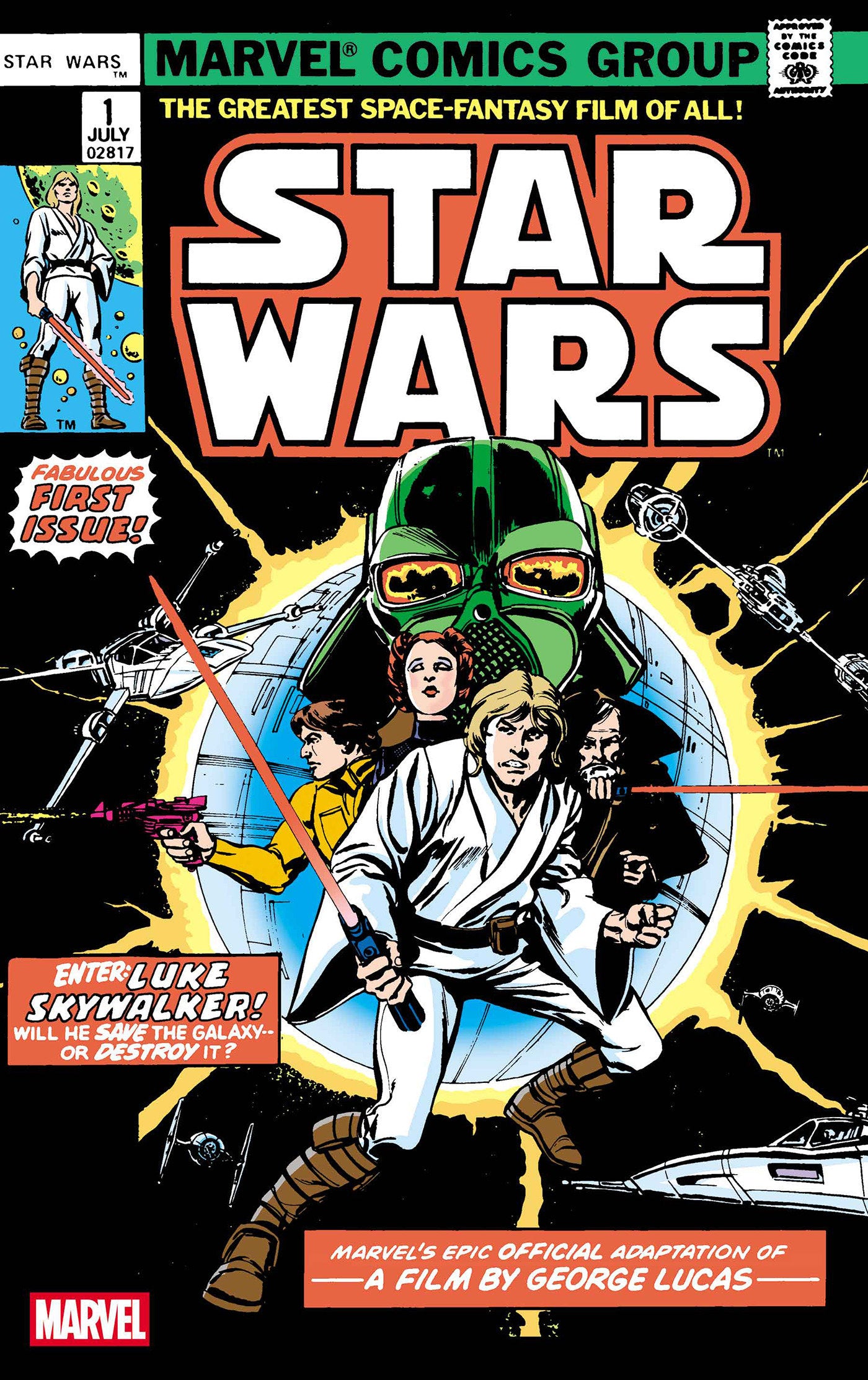 Star Wars (1977) #1 Facsimile Edition Foil Variant New Printing