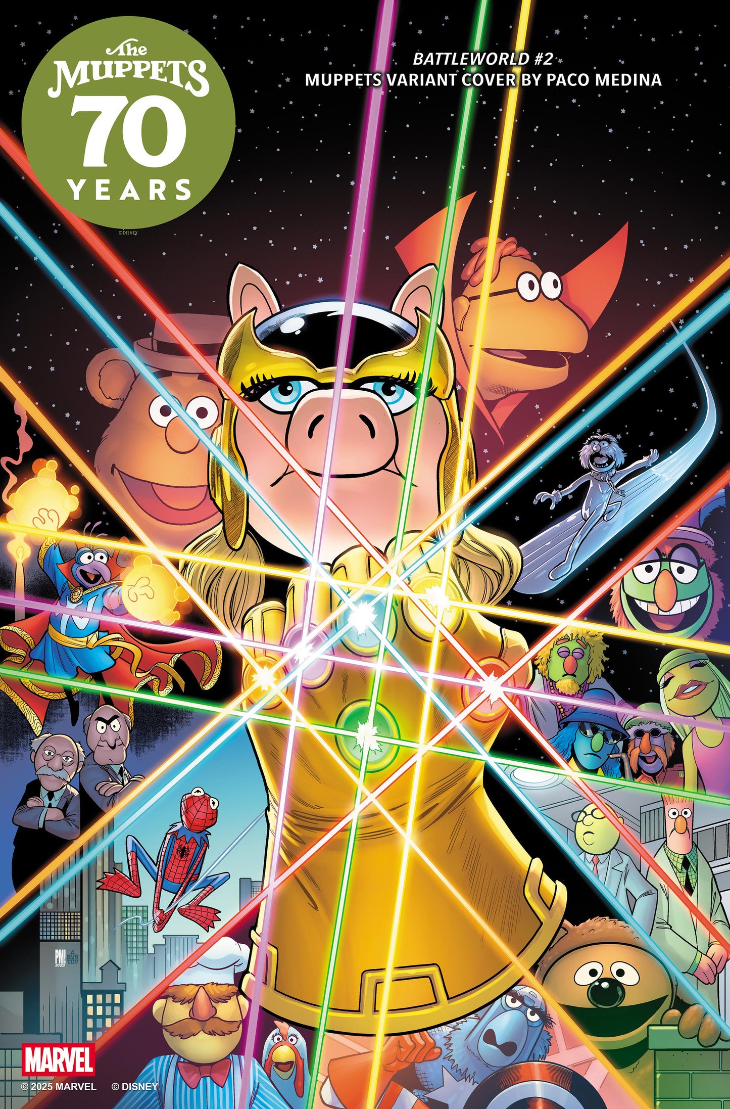 Battleworld #2 Paco Medina Muppets Variant