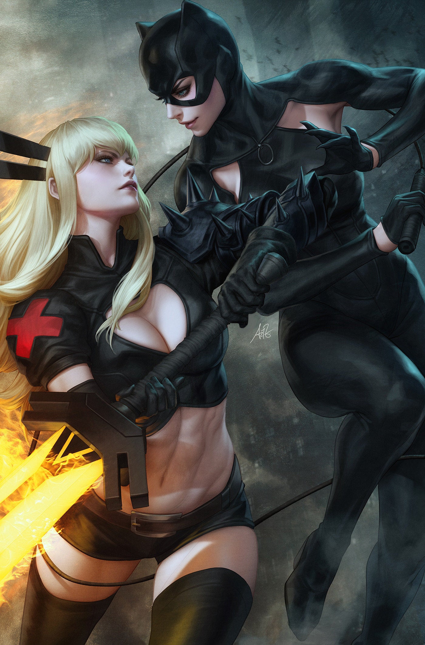 Marvel/DC: Deadpool/Batman (2025) #1 Artgerm 1:100 Virgin Variant