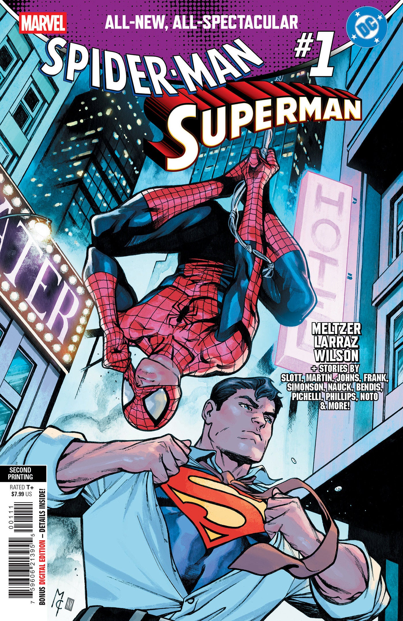 Marvel/DC: Spider-Man/Superman #1 (2nd Print) Martin Coccolo Variant