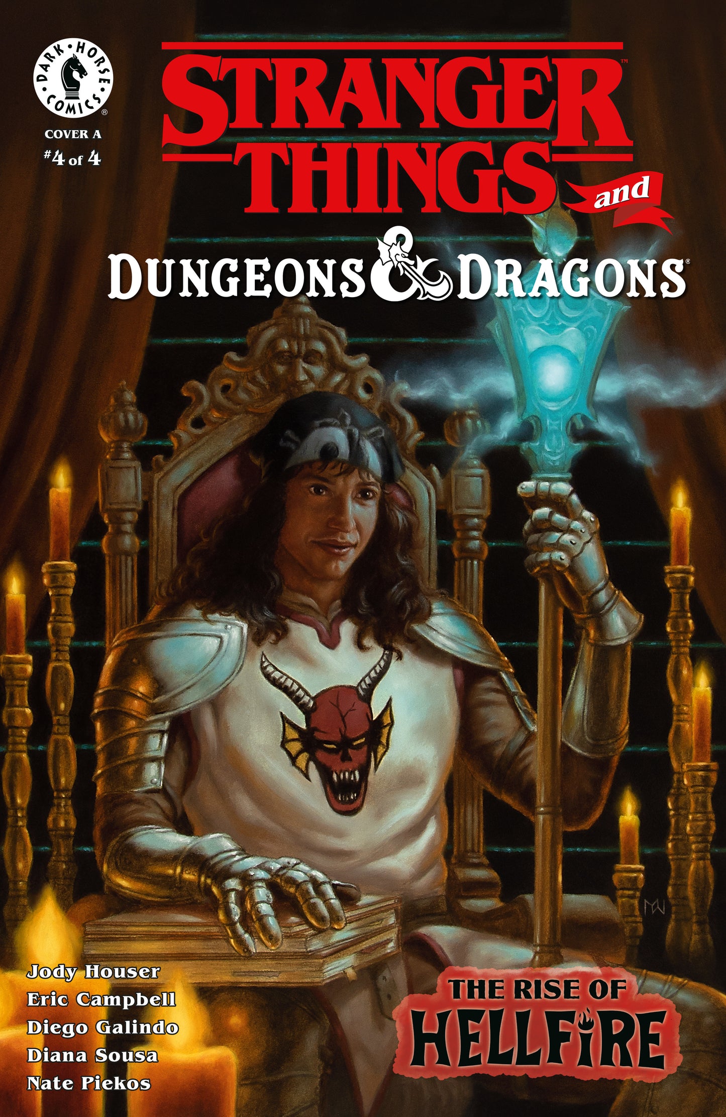 Stranger Things And Dungeons & Dragons: The Rise Of Hellfire (2025) #4 Cover A Myles Wohl