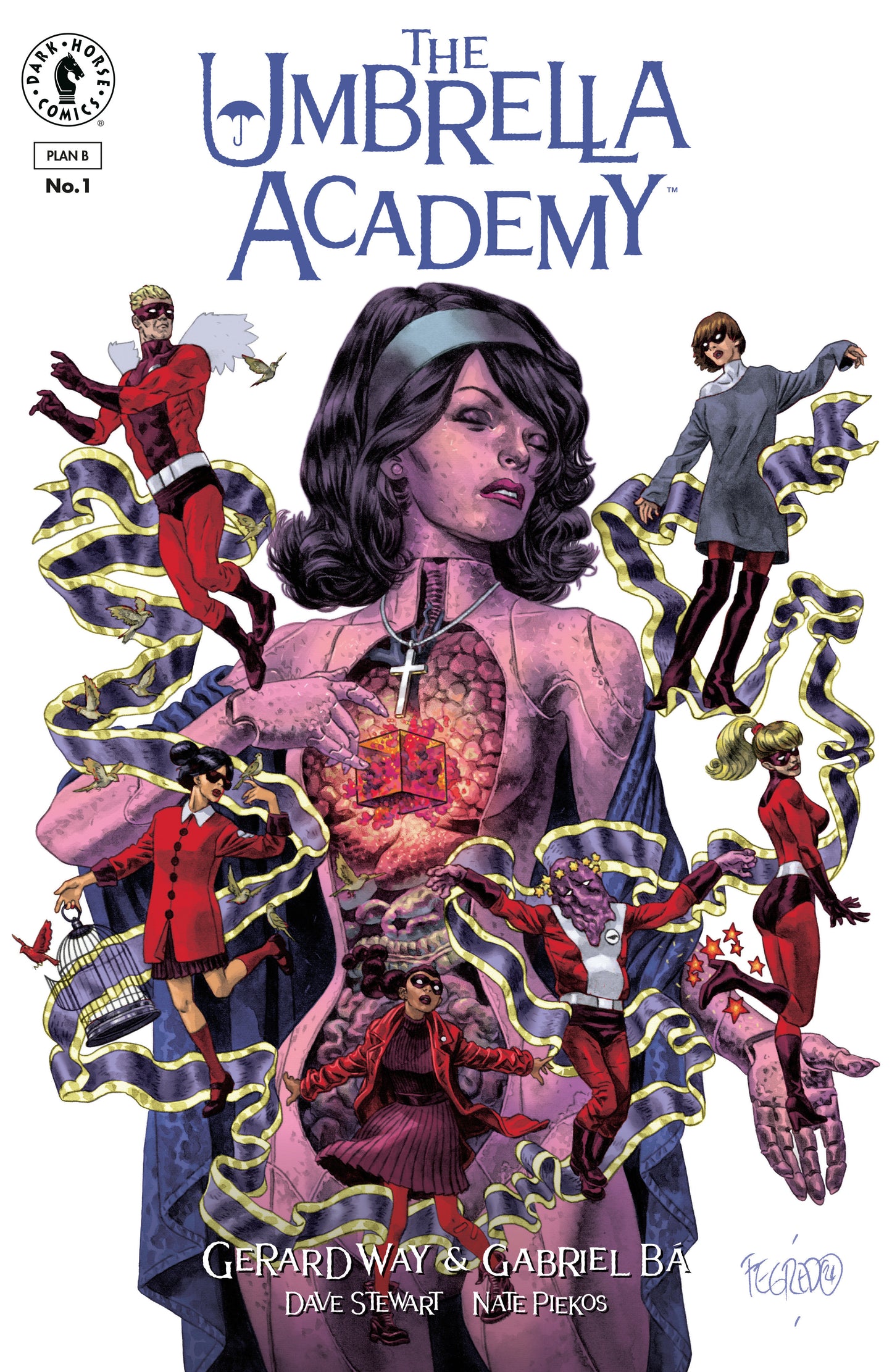 Umbrella Academy: Plan B (2025) #1 Cover E Duncan Fegredo