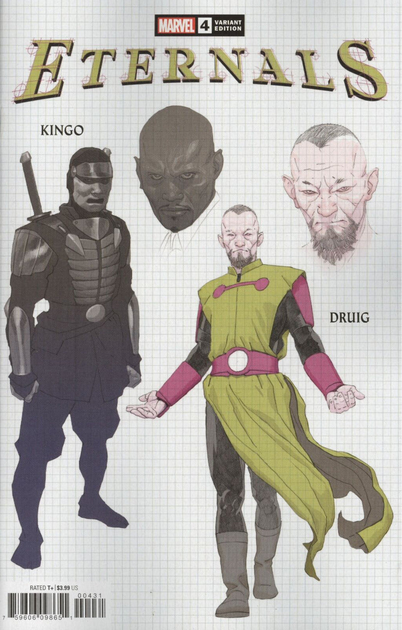 Eternals (2021) # 4 Esad Ribic Design Variant